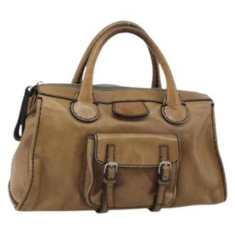Chlo&eacute; Pre-owned Hand Bag - Dames - Pre-owned - Bruin - Maat: ONE Size Leer