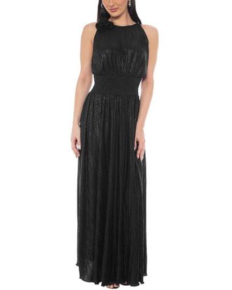 OLEG CASSINI Pleated Maxi Dress