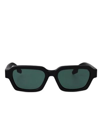 Vision Of Super The Nomad rectangle logo sunglasses - men - Acetate - 52 - Black