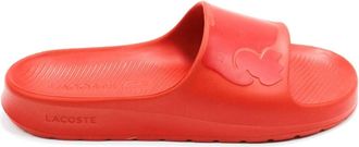 Lacoste Mens Croco 2.0 Slide Sandals In Red