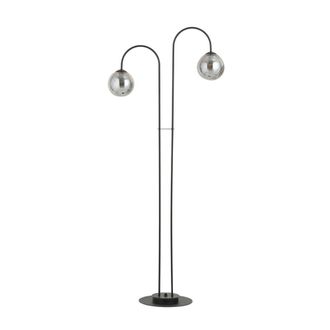 Wonderlamp L&aacute;mpara de pie estilo n&oacute;rdico con 2 esferas efecto espejo