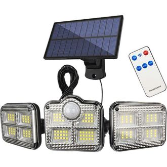 OEM Luces Solares De Exterior Crezuo Con Sensor De Movimiento, Rotaci&oacute;n De 360&deg;, Resistencia Al Agua Ip65, 122 Led.-crezuo
