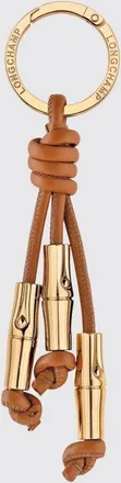 Longchamp Portachiavi in pelle e ottone