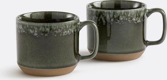 La Redoute Interieurs Set van 2 keramische mokken, Julio