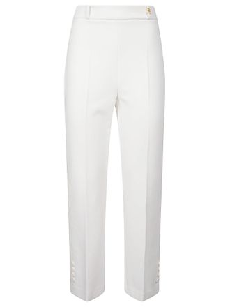 Elisabetta Franchi Straight Leg Tailored Polyester Straight Pants