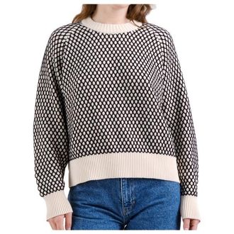 Dedicated Sweater Husie Bubble Knit Pullover f&uuml;r Damen | grau