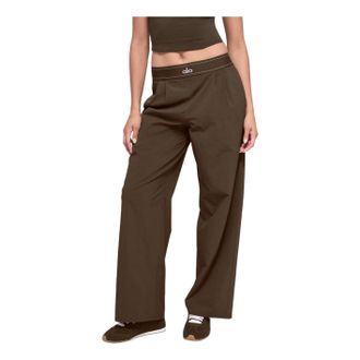 Alo (WMNS) ALO Suit Up Trouser Regular Espresso W51432R-1015047145