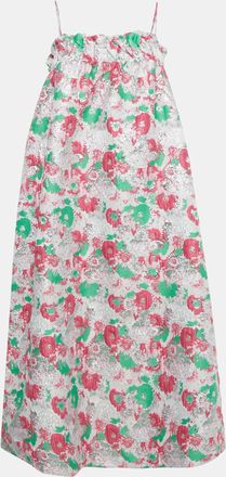 Ganni Ganni Multicolor Lurex Jacquard Midi Dress