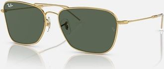 Ray-Ban G-15 Green Rectangular Unisex Sunglasses RBR0102S 001/VR 58