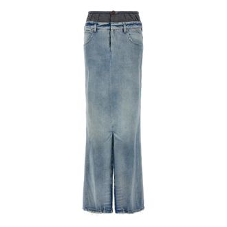 Maison Margiela Mujer, Faldas, Azul, Talla: S