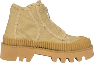 Proenza Schouler Womens Canvas Lace-Up Bootie (Authentic Pre-Loved)