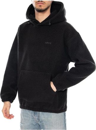 Levi's Cozy Up Hoodie - Heren - Hoodies - Zwart - S - Polyester - Hoodies & sweatvesten