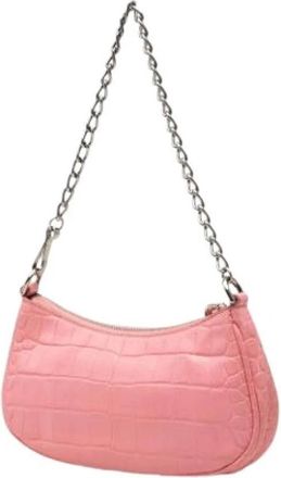 Balenciaga Pre-owned Le Cagole Schoudertas - Dames - Vintage Schoudertas - Roze - ONE Size - Leer - Vintage