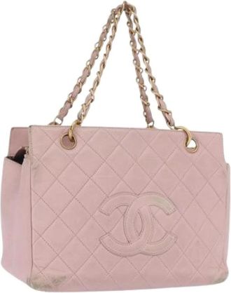 Chanel Pre-owned Shoulder Bags, female, Pink, Size: ONE SIZE Pre-owned Vintage Shoulder Bag