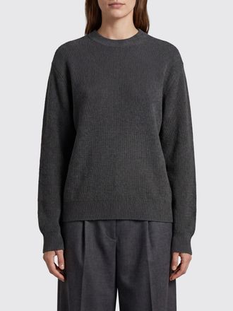 Golden Goose Maglia girocollo relaxed fit in misto cotone con logo posteriore