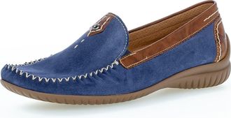 Gabor California Sporty Womens Moccasins 5 UK Jeans Suede/Whiskey