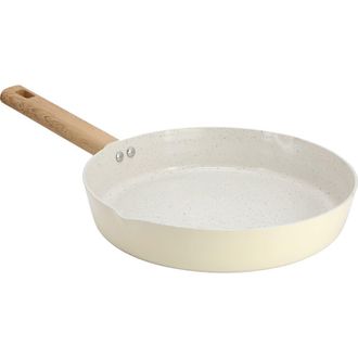 Gibson Home Marbleton Ceramic Nonstick Alumium 11 Inch Frying Pan in White at Nordstrom
