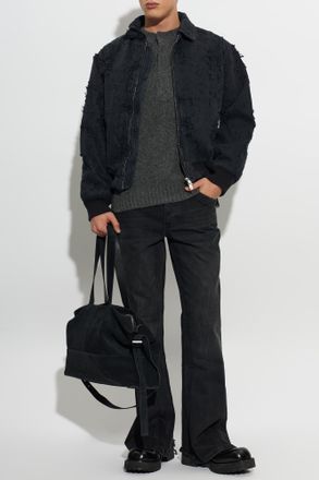 Represent Jacket With A Vintage Effect, Mens, Black