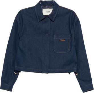 Fendi Ff Reverse Denim Jacket