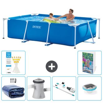 Intex Piscina Con Estructura Rectangular - 260x160x65 Cm - 7-piezas S81