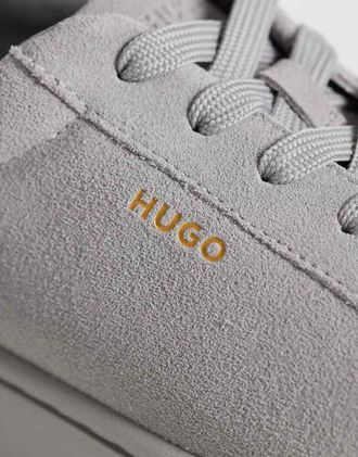 HUGO BOSS HUGO Red - Sneakers grigie con logo-Grigio