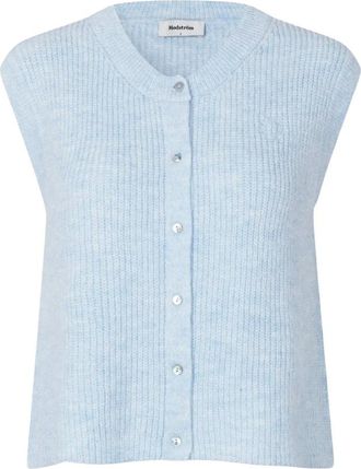 Modstr&ouml;m Crismd Vest - Dames - Truien - Blauw - Maat: M Acryl