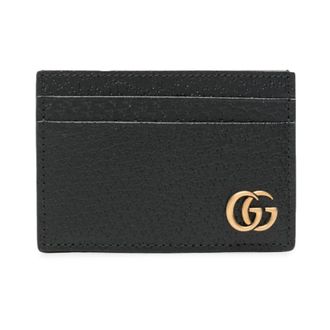 Gucci GG Marmont Geldclip - Heren - Portefeuilles - Zwart - ONE Size - Nylon - Accessoires