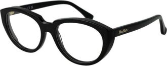 Max Mara Moderne Zwarte Optische Monturen - Dames - Brillen - Zwart - ONE Size - Accessoires