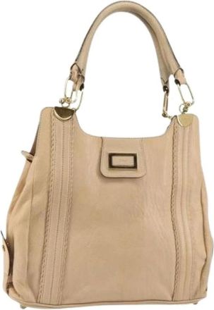 Chlo&eacute; Pre-owned Handbags, female, Beige, Size: ONE SIZE Pre-owned Vintage Tote bag