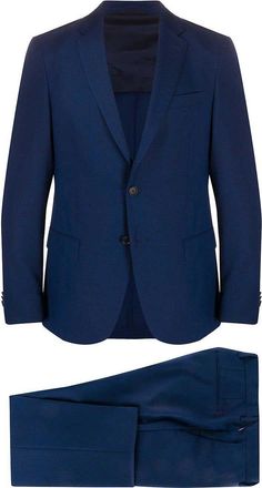 HUGO BOSS Virgin Wool Single-Breasted Two-Piece Suit