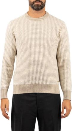 Brooksfield Maglieria Girocollo - - Knitwear - Uomo - Beige - S