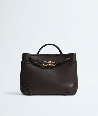 Bottega Veneta Andiamo - Brown - Woman - 100% Calfskin