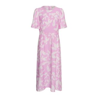Kaffe Midi Jurken - Dames - Casual kleedjes - Roze - M - Kleedjes