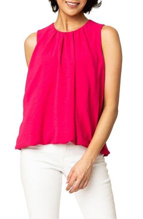 Gibsonlook Sleeveless Bubble HemTop in Fuschia Pink at Nordstrom, Size Xx-Small