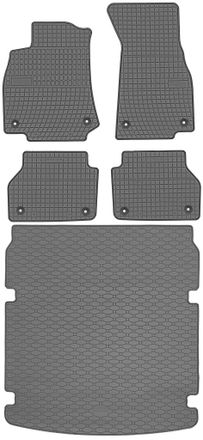 OEM Juego De Alfombrillas De Goma Para Coche Y Alfombrilla Para Maletero Para Audi A7 C8 Sed&aacute;n (desde Febrero De 2018)