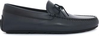 HUGO BOSS Noel Moccasin - Heren - Loafers - Blauw - 41 EU - Schoenen