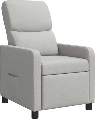 vidaXL Recliner Gris Nube Tela Vidaxl