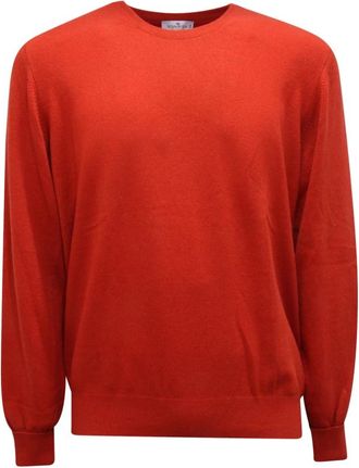 Sonrisa Mgi 01/L Kasjmier Trui - Heren - Cashmere truien - Rood - XL - Kasjmier - Truien & Vesten