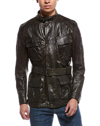 Belstaff Legacy Trialmaster Leather Panther Jacket