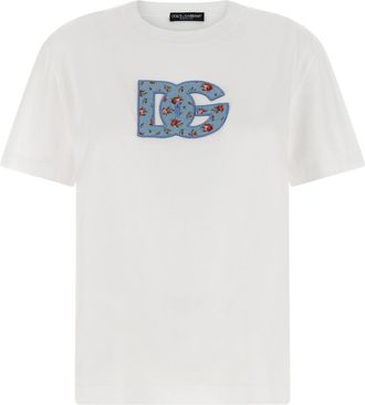 Dolce & Gabbana White Logo T-shirt