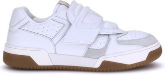 Valentino Garavani Mens Leather Sneakers Hookloop - White - Size EU 45