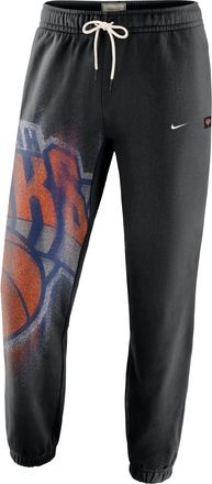 Nike Mens New York Knicks Standard Issue Fleece Basketball Pants in Black | IQ1520-010
