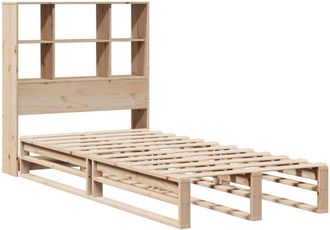 vidaXL Bookcase Bed without Mattress 90x200 cm Solid Wood Vidaxl