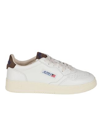 Autry Low-Top Sneakers with Perforated Detailing and Suede Accents