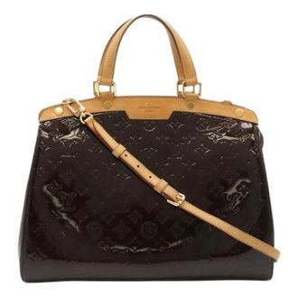 Louis Vuitton Pre-owned Monogram Vernis Blair GM 2way Bag - Dames - Vintage Handtas - Paars - ONE Size - Tweed - Vintage