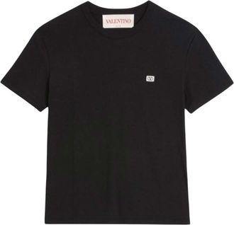 Valentino Black Cotton T-shirt