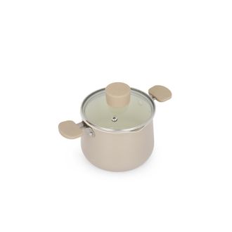 KASANOVA Casseruola alta 13 cm Mini Fantasy con coperchio beige