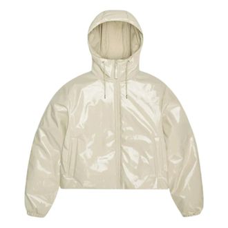 Rains Donna, Giacche, Beige, XL, new