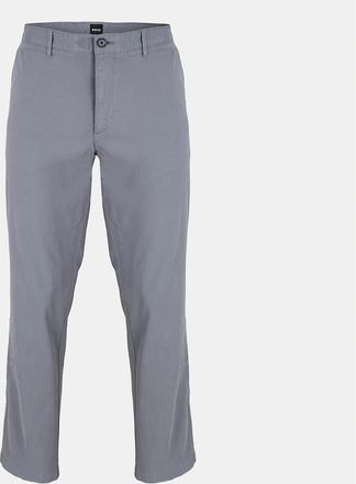 HUGO BOSS Mens Crigan3 D Solid Patterned Chinos - Grey - Size: 30W r