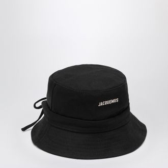 Jacquemus Le Bob Gadjo Black Cotton Hat
